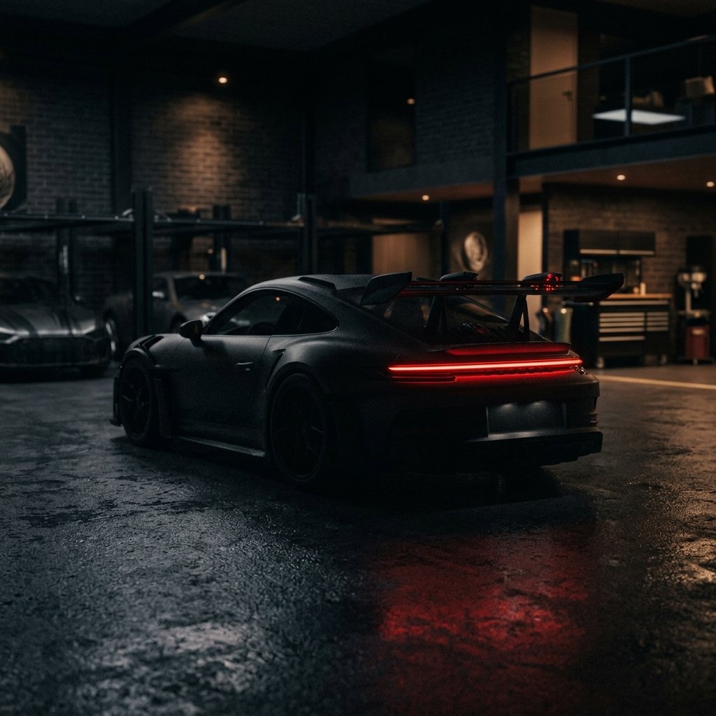 Porsche GT3 RS Garage Silhouette